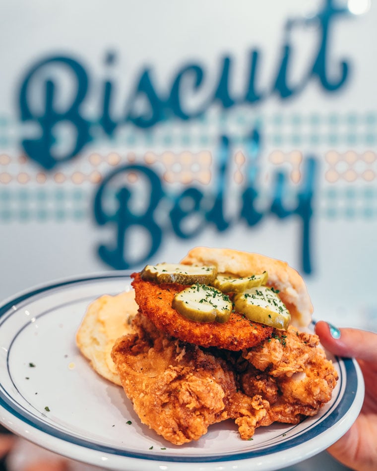 Biscuit Sandwichfrom Biscuit Belly in NuLu, Louisville Kentucky