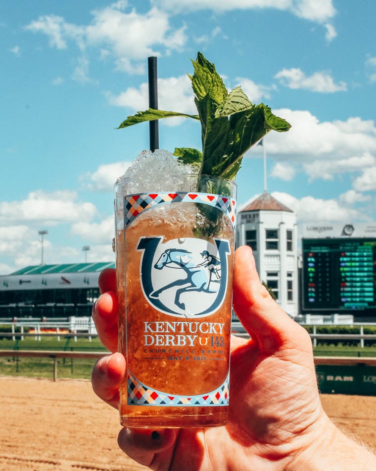 Mint Julep at Churchill Downs in Louisville Kentucky