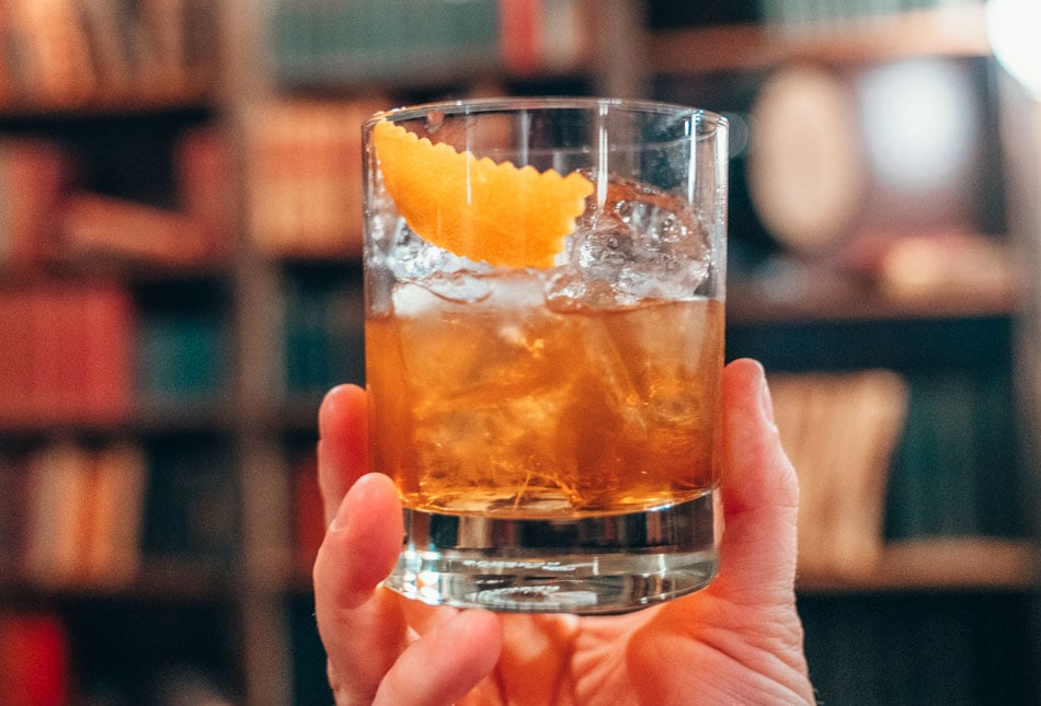 Cocktail at Hell or High Water Speakeasy