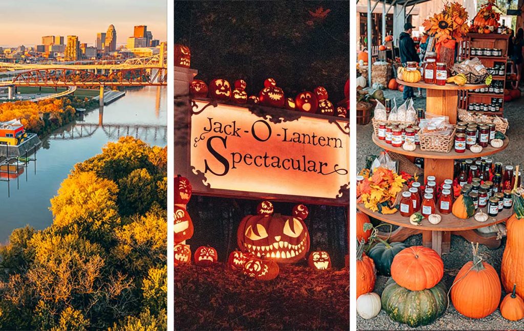From haunted houses to bourbon tasting to ghost tours to leaf peeping hikes, here are all the best things to do in the fall in Louisville, Kentucky! | USA Travel Destination | Halloween Travel | Kentucky Travel | United States Travel | Fall Foliage| Autumn Travel | Fall Break | Where to Go in October | Midwest Travel Destinations