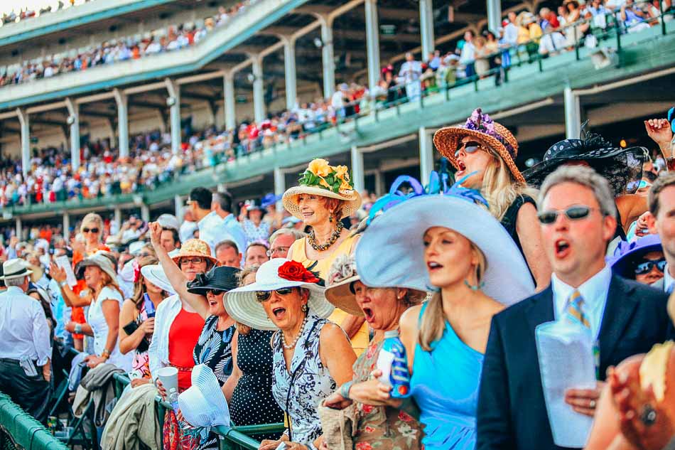 While there is no strict dress code, there are certain dress standards for different areas of Churchill Downs, so be sure to look that over. But with our help, your gaudy getup will be grabbing the eyes of dazzled admirers and not getting you kicked out of the Turf Club boxes. 