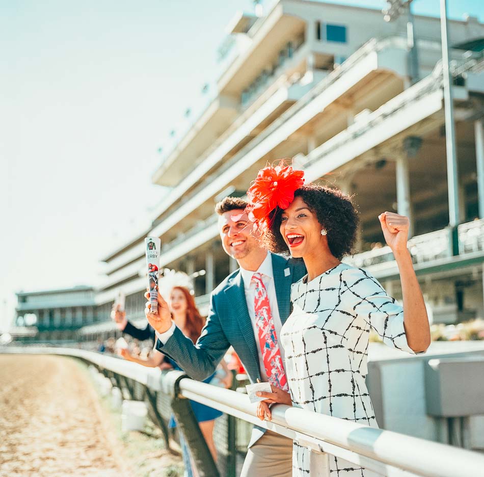 Fashionable Kentucky Derby attendees
