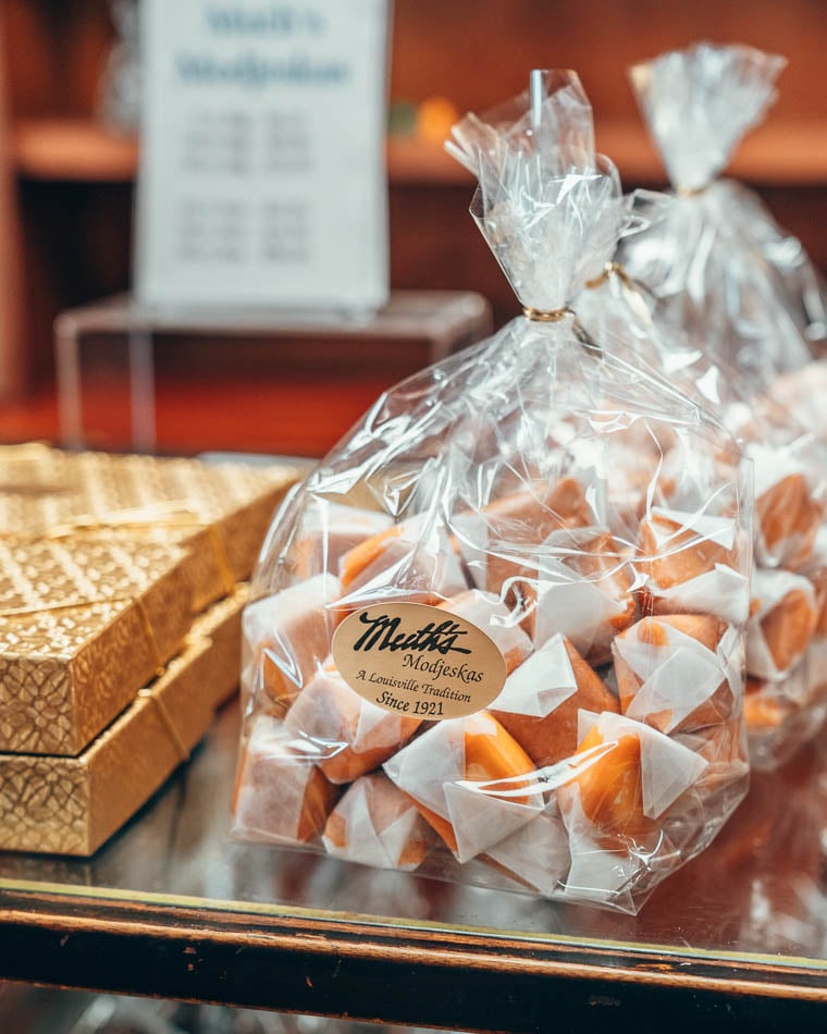 Nulu Food Tour Louisville Kentucky Muths Candies Bourbon Balls and Modjeskas-8