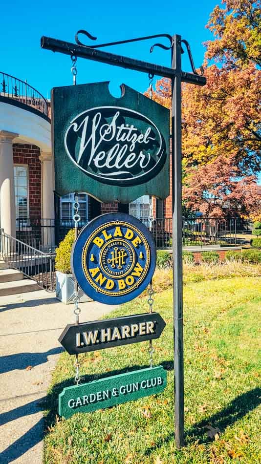 Entry Sign at the Stitzel Weller Distillery Louisville Kentucky