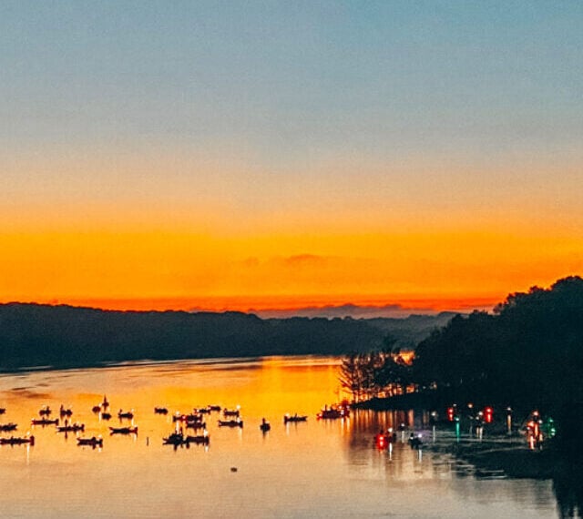 Sunrise at Barren River Lake