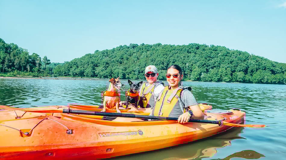 kayak on a river near louisville ky