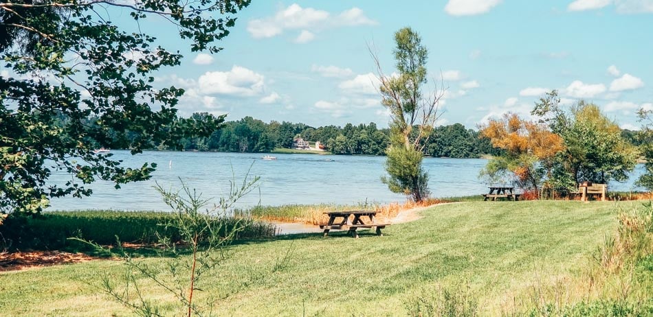 picnic table with hardy lake indiana