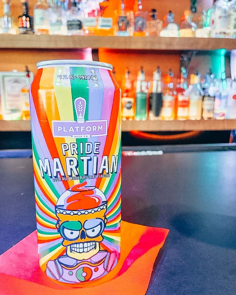 pride martian beer at big bar in louisville ky