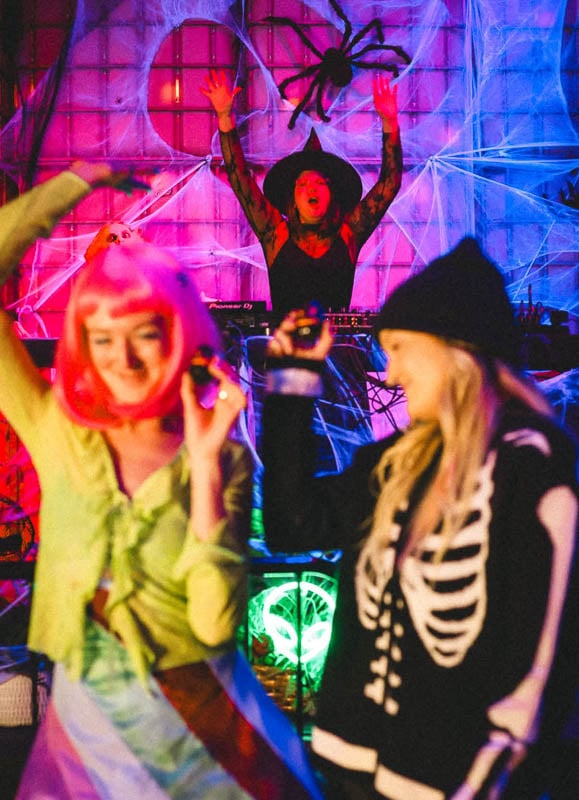 Galaxie Bar the haunting on market Halloween Popup Bar in Louisville